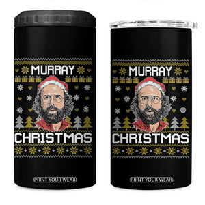 Funny Murray Christmas 4 in 1 Can Cooler Tumbler Stranger Xmas Things Holiday Movie TS11 One Size: 16 oz Black Print Your Wear