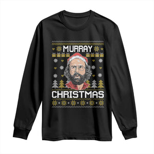 Funny Murray Christmas Long Sleeve Shirt Stranger Xmas Things Holiday Movie TS11 Black Print Your Wear