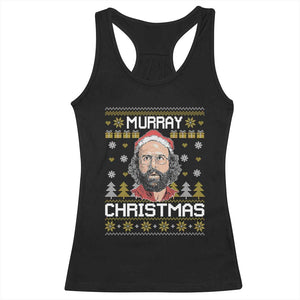 Funny Murray Christmas Racerback Tank Top Stranger Xmas Things Holiday Movie TS11 Black Print Your Wear