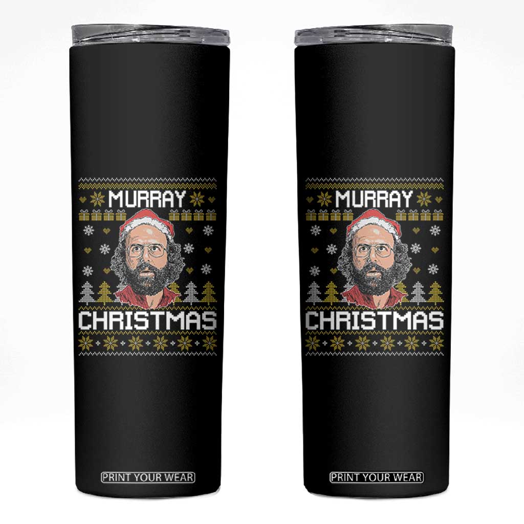 Funny Murray Christmas Skinny Tumbler Stranger Xmas Things Holiday Movie TS11 Black Print Your Wear