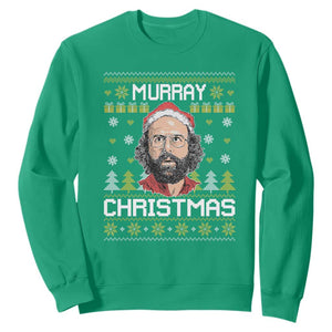 Funny Murray Christmas Sweatshirt Stranger Xmas Things Holiday Movie TS11 Irish Green Print Your Wear