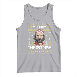 Funny Murray Christmas Tank Top Stranger Xmas Things Holiday Movie TS11 Athletic Heather Print Your Wear