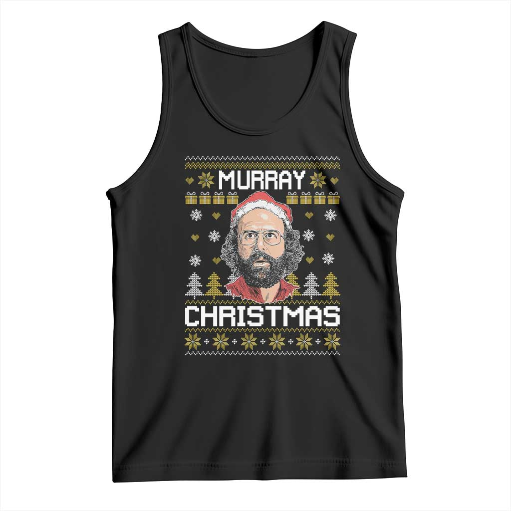Funny Murray Christmas Tank Top Stranger Xmas Things Holiday Movie TS11 Black Print Your Wear