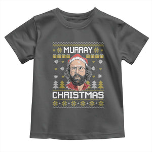 Funny Murray Christmas Toddler T Shirt Stranger Xmas Things Holiday Movie TS11 Dark Heather Print Your Wear