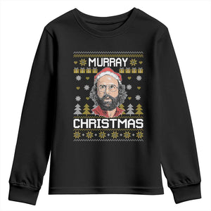 Funny Murray Christmas Youth Sweatshirt Stranger Xmas Things Holiday Movie TS11 Black Print Your Wear