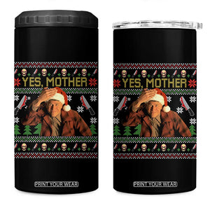 Ed Gein Christmas 4 in 1 Can Cooler Tumbler Funny Yes Mother Xmas Serial Killer TS11 One Size: 16 oz Black Print Your Wear