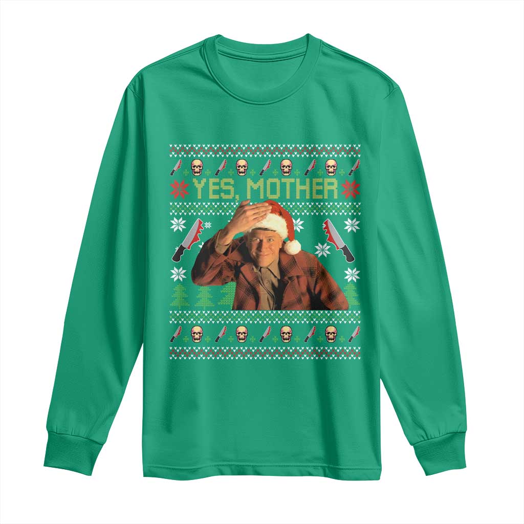 Ed Gein Christmas Long Sleeve Shirt Funny Yes Mother Xmas Serial Killer TS11 Irish Green Print Your Wear