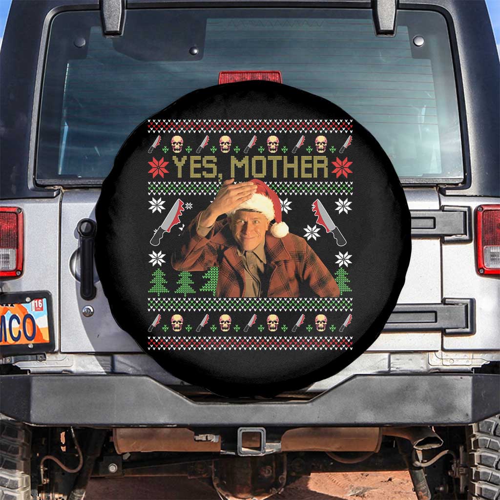 Ed Gein Christmas Spare Tire Cover Funny Yes Mother Xmas Serial Killer TS11 No hole Black Print Your Wear