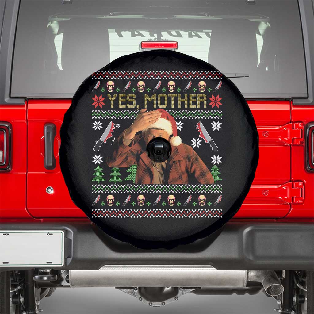 Ed Gein Christmas Spare Tire Cover Funny Yes Mother Xmas Serial Killer TS11 Black Print Your Wear