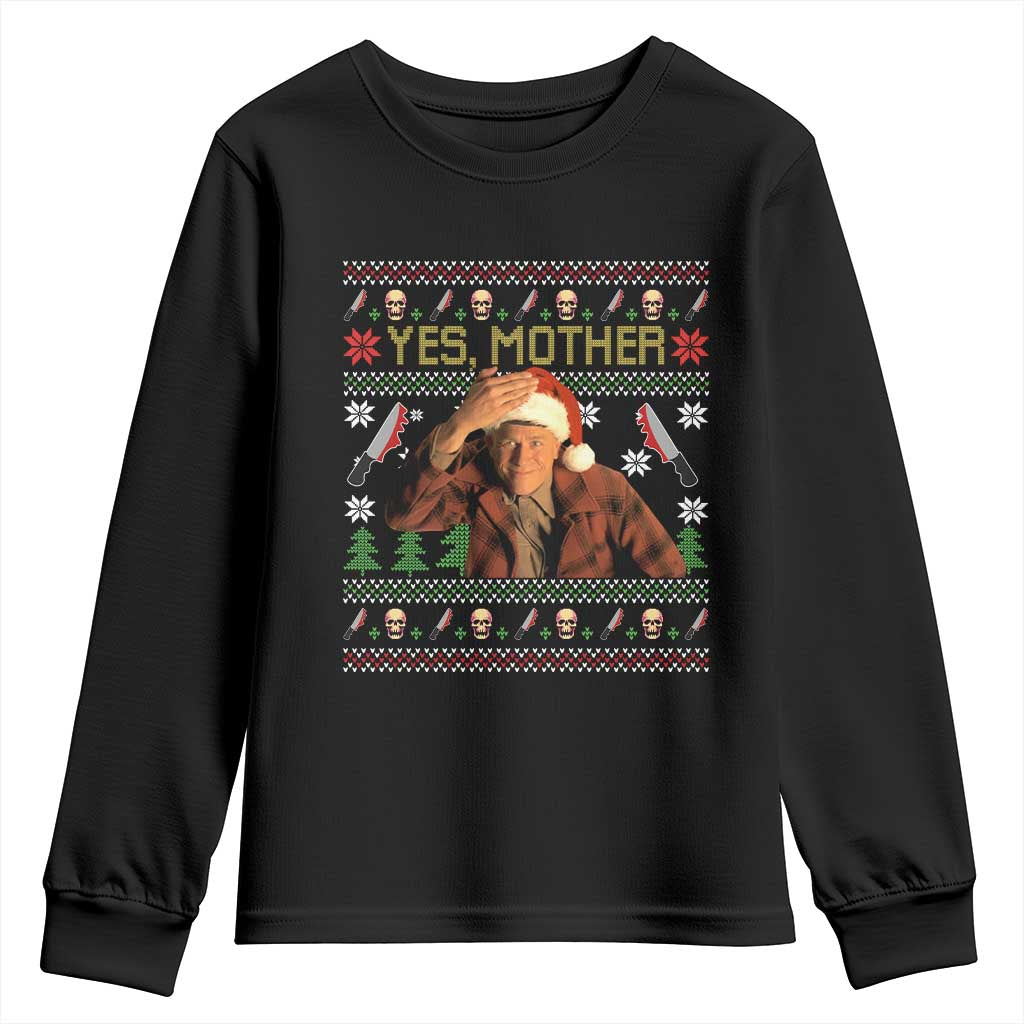 Ed Gein Christmas Youth Sweatshirt Funny Yes Mother Xmas Serial Killer TS11 Black Print Your Wear