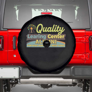 Funny Quality Learing Center Alumni For Kids Who Cant Reed Good Spare Tire Cover TS11 Black Print Your Wear
