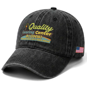 Funny Minnesota Learing Center Alumni For Kids Who Cant Reed Good Washed Cotton Baseball Cap TS11 Print Your Wear