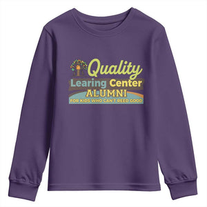 Funny Minnesota Learing Center Alumni For Kids Who Cant Reed Good Youth Sweatshirt TS11 Purple Print Your Wear