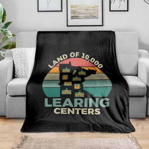 Funny Land Of 10000 Learing Center Throw Blanket Anti Scam Awareness TS11 Print Your Wear