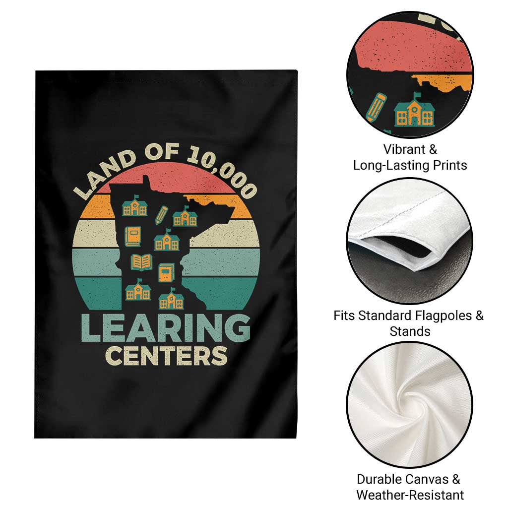 Funny Land Of 10000 Learing Center Garden Flag Anti Scam Awareness TS11 Print Your Wear