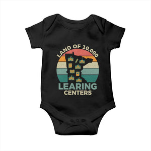Funny Land Of 10000 Learing Center Baby Onesie Anti Scam Awareness TS11 Black Print Your Wear