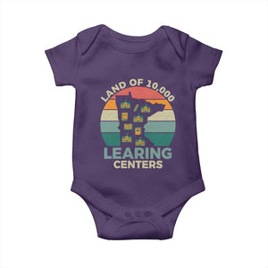 Funny Land Of 10000 Learing Center Baby Onesie Anti Scam Awareness TS11 Purple Print Your Wear