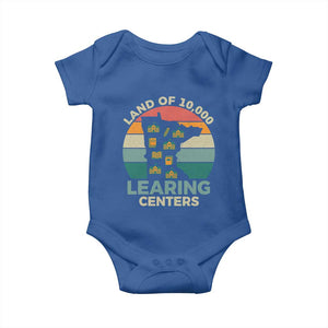 Funny Land Of 10000 Learing Center Baby Onesie Anti Scam Awareness TS11 Royal Blue Print Your Wear