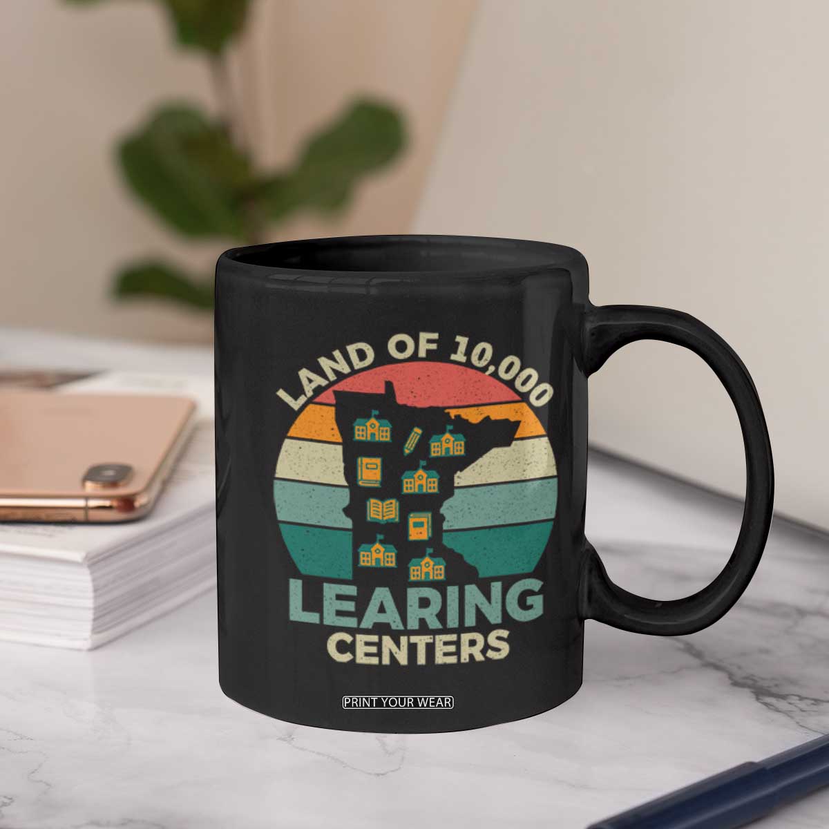 Funny Land Of 10000 Learing Center Coffee Mug Anti Scam Awareness TS11 Print Your Wear
