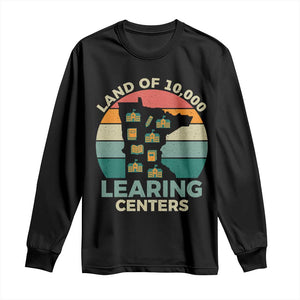 Funny Land Of 10000 Learing Center Long Sleeve Shirt Anti Scam Awareness TS11 Black Print Your Wear