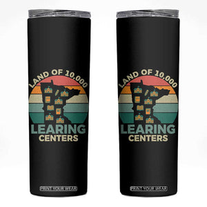 Funny Land Of 10000 Learing Center Skinny Tumbler Anti Scam Awareness TS11 Black Print Your Wear