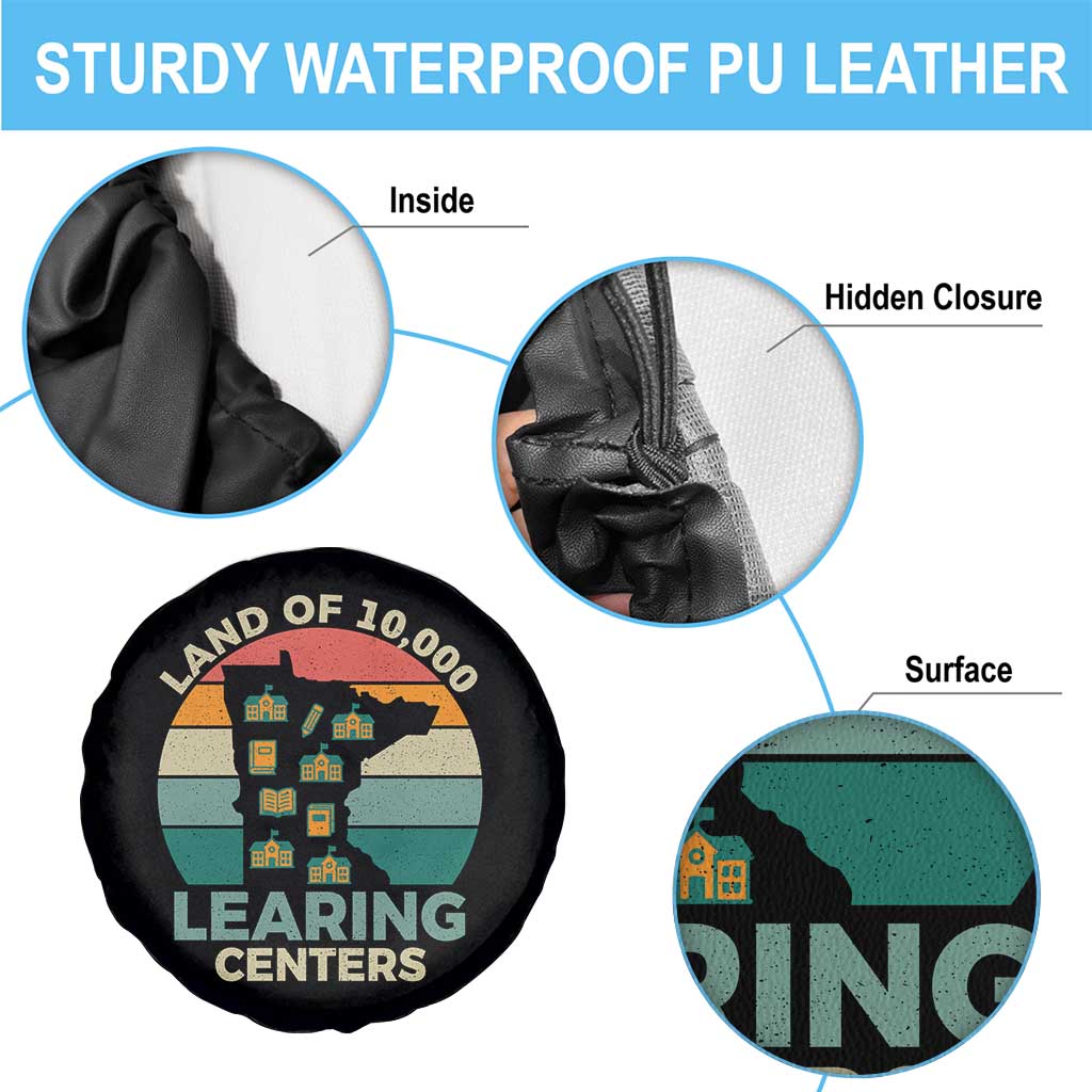 Funny Land Of 10000 Learing Center Spare Tire Cover Anti Scam Awareness TS11 Print Your Wear