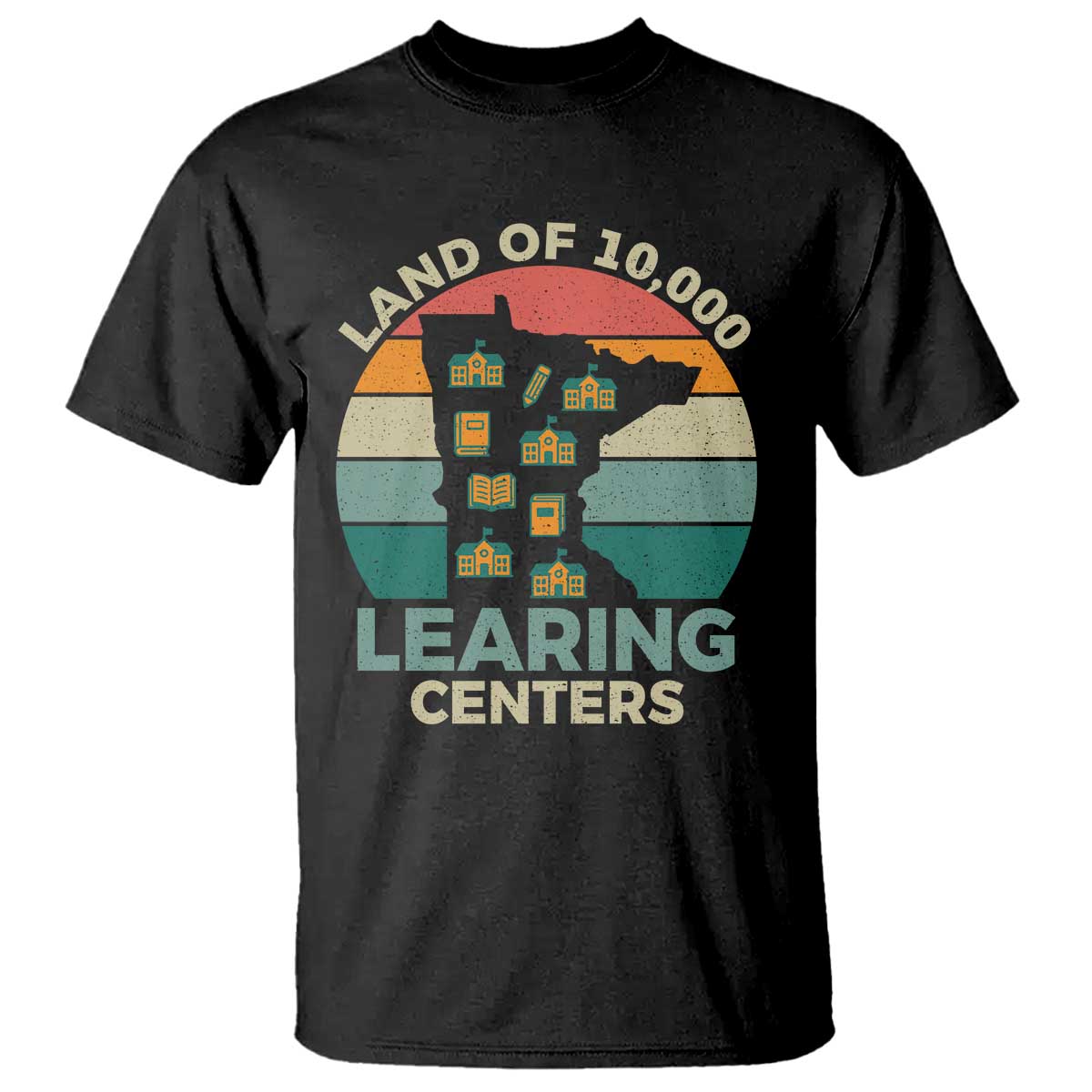 Funny Land Of 10000 Learing Center T Shirt Anti Scam Awareness TS11 Black Print Your Wear