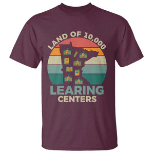 Funny Land Of 10000 Learing Center T Shirt Anti Scam Awareness TS11 Maroon Print Your Wear