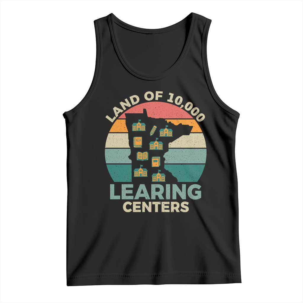 Funny Land Of 10000 Learing Center Tank Top Anti Scam Awareness TS11 Black Print Your Wear