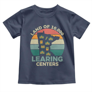 Funny Land Of 10000 Learing Center Toddler T Shirt Anti Scam Awareness TS11 Navy Print Your Wear