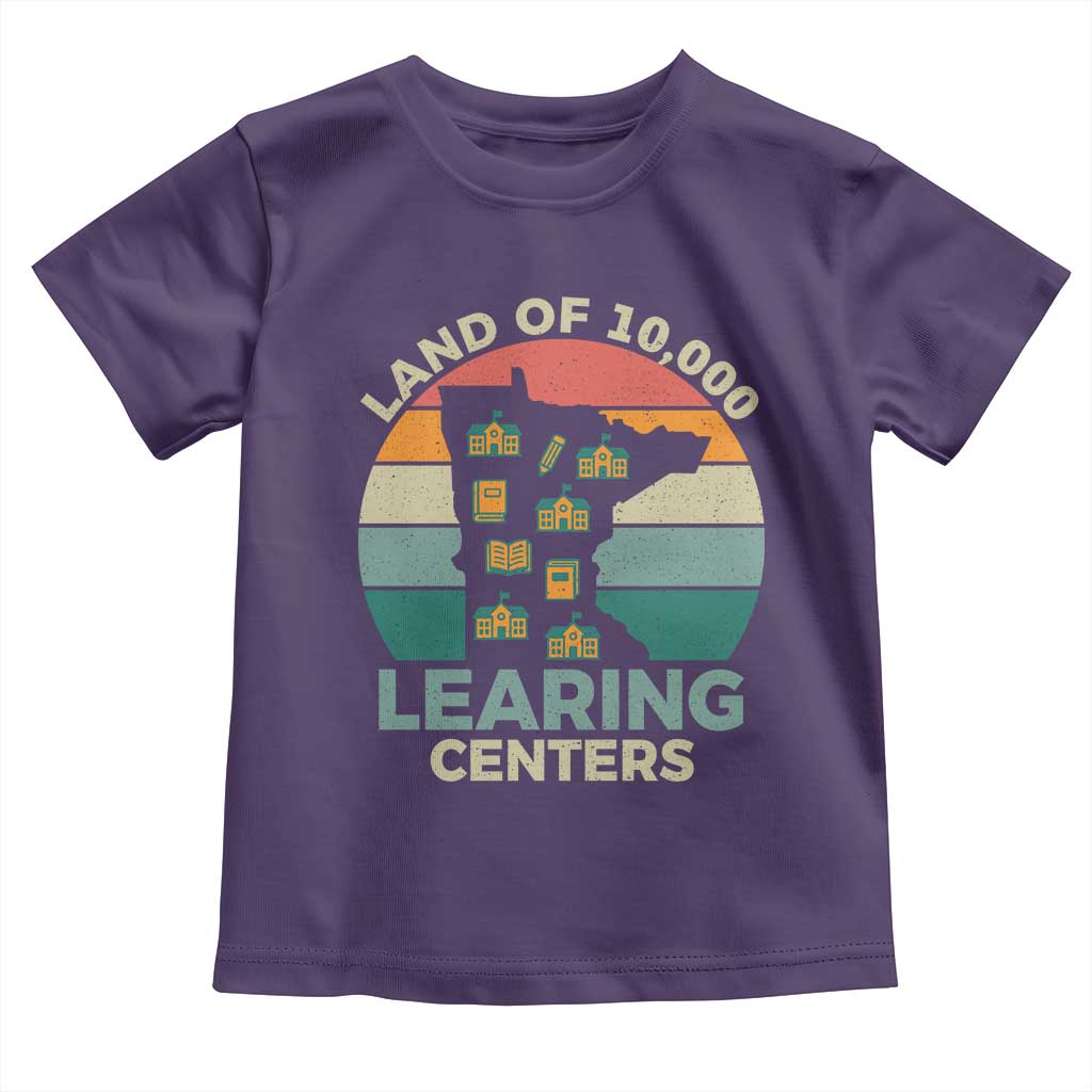 Funny Land Of 10000 Learing Center Toddler T Shirt Anti Scam Awareness TS11 Purple Print Your Wear