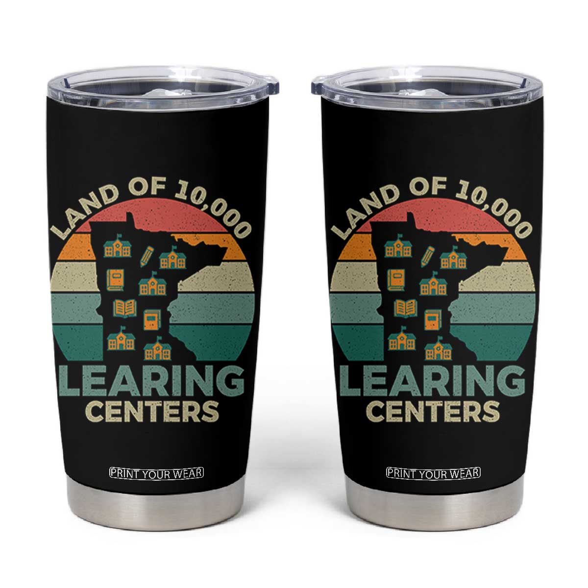 Funny Land Of 10000 Learing Center Tumbler Cup Anti Scam Awareness TS11 Black Print Your Wear