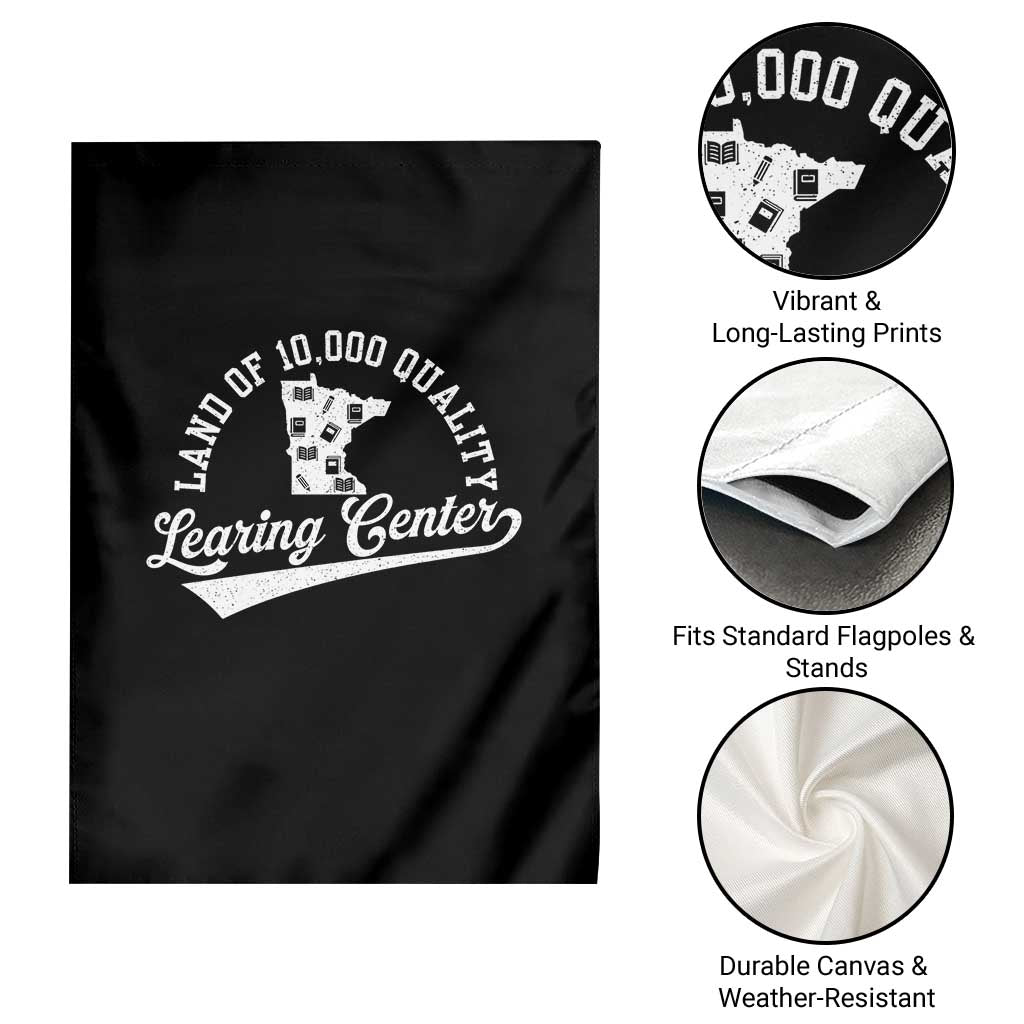 Funny Land Of 10000 Learing Center 2025 Garden Flag Anti Scam Awareness School Quote TS11 Print Your Wear