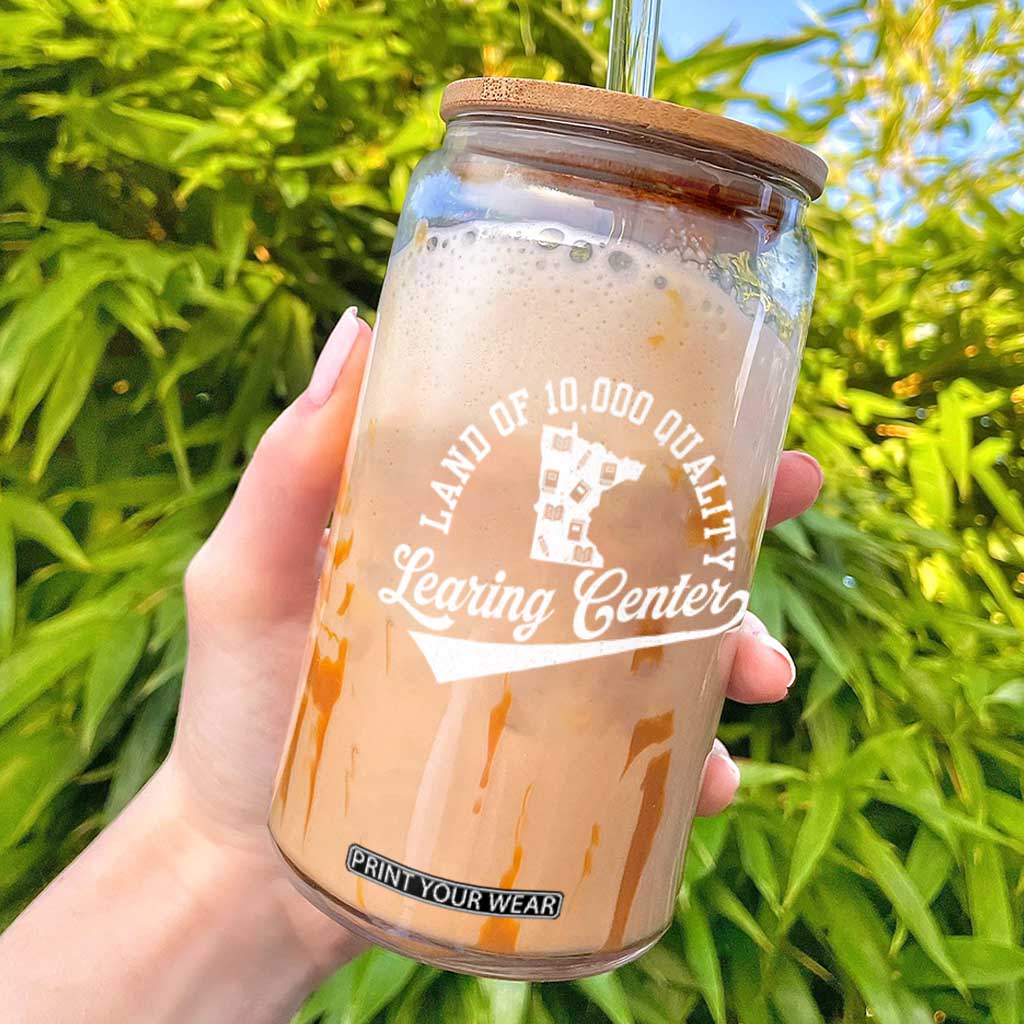 Funny Land Of 10000 Learing Center 2025 Glass Can Anti Scam Awareness School Quote TS11 Black Print Your Wear