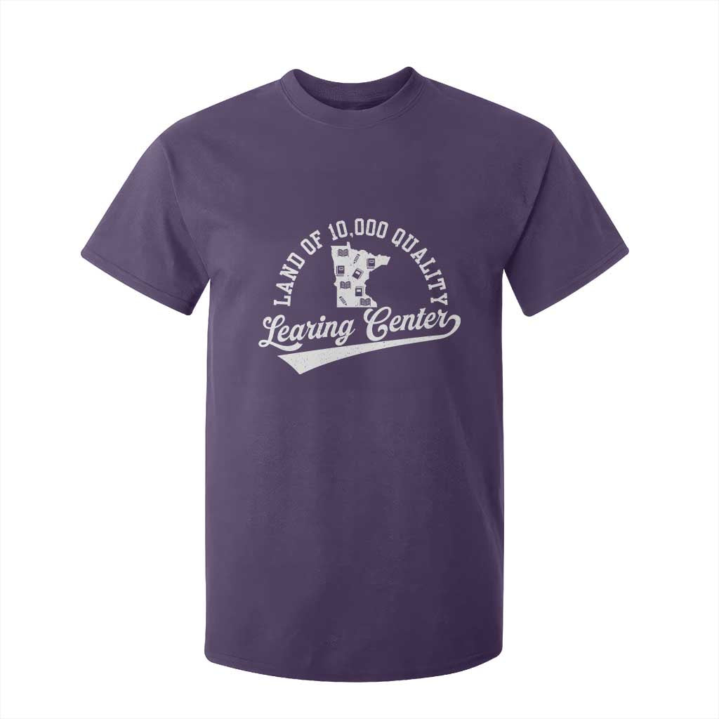 Funny Land Of 10000 Learing Center 2025 T Shirt For Kid Anti Scam Awareness School Quote TS11 Purple Print Your Wear