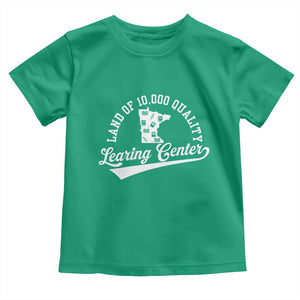 Funny Land Of 10000 Learing Center 2025 Toddler T Shirt Anti Scam Awareness School Quote TS11 Irish Green Print Your Wear