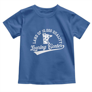 Funny Land Of 10000 Learing Center 2025 Toddler T Shirt Anti Scam Awareness School Quote TS11 Royal Blue Print Your Wear