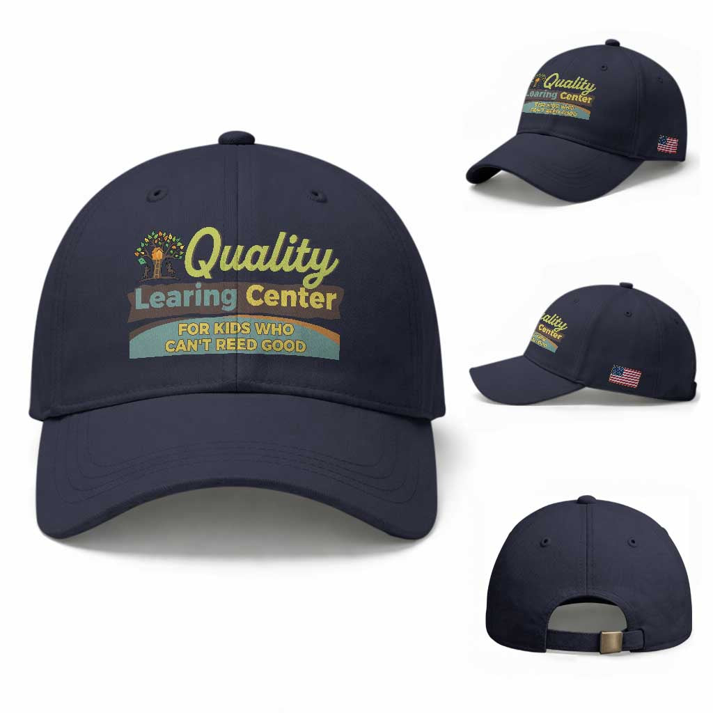 Funny Minnesota Learing Center For Kids Who Cant Reed Good Baseball Cap Anti Scam Awareness TS11 Baseball Cap Universal Fit Navy Print Your Wear