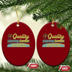 Funny Minnesota Learing Center For Kids Who Cant Reed Good Ceramic Ornament Anti Scam Awareness TS11 Print Your Wear