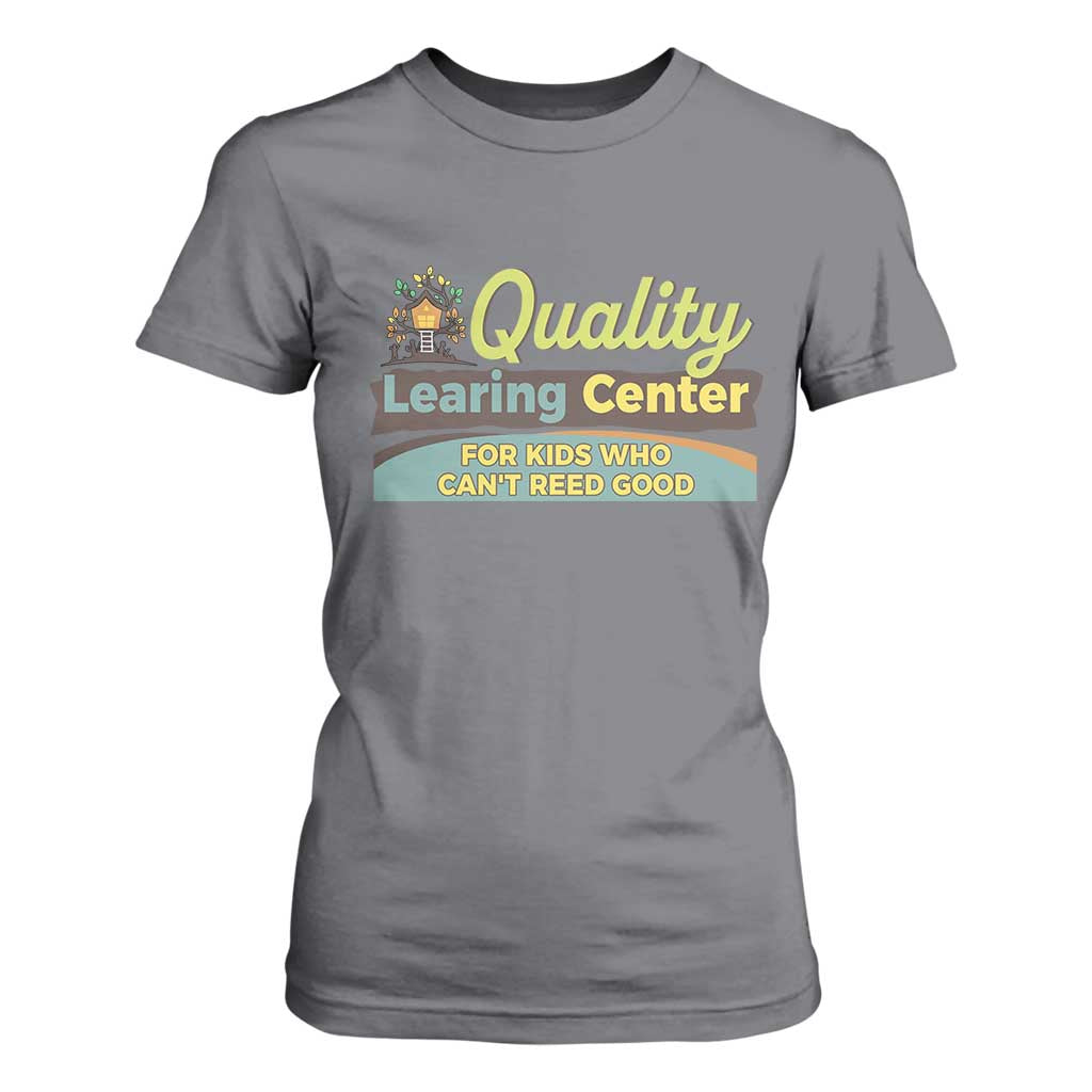 Funny Minnesota Learing Center For Kids Who Cant Reed Good T Shirt For Women Anti Scam Awareness TS11 Charcoal Print Your Wear