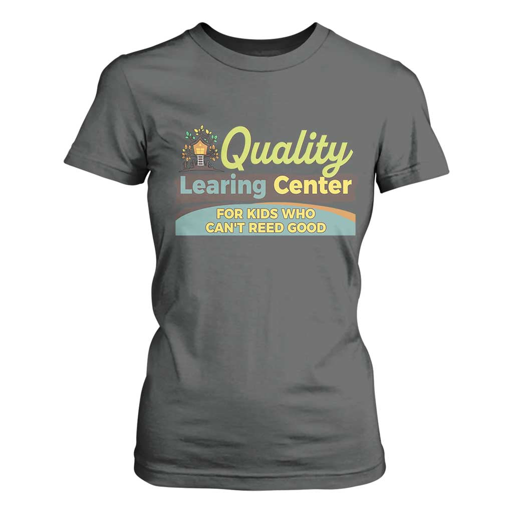 Funny Minnesota Learing Center For Kids Who Cant Reed Good T Shirt For Women Anti Scam Awareness TS11 Dark Heather Print Your Wear