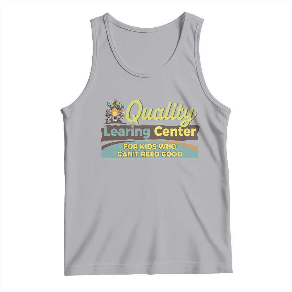 Funny Minnesota Learing Center For Kids Who Cant Reed Good Tank Top Anti Scam Awareness TS11 Athletic Heather Print Your Wear
