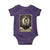 Funny Joe Cain Mardi Gras Baby Onesie Vintage Tarot Card TS11 Purple Print Your Wear