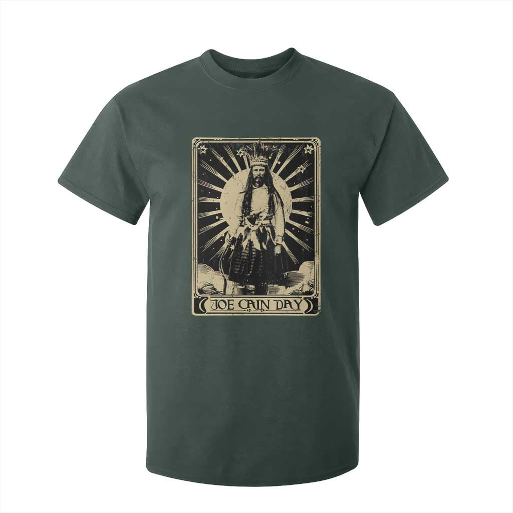 Funny Joe Cain Mardi Gras T Shirt For Kid Vintage Tarot Card TS11 Dark Forest Green Print Your Wear