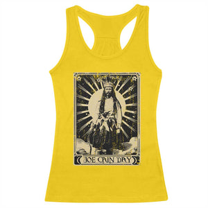 Funny Joe Cain Mardi Gras Racerback Tank Top Vintage Tarot Card TS11 Daisy Print Your Wear