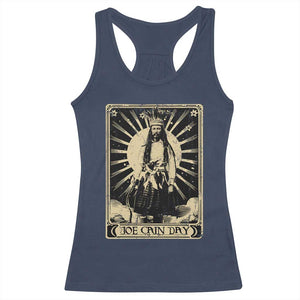 Funny Joe Cain Mardi Gras Racerback Tank Top Vintage Tarot Card TS11 Navy Print Your Wear