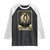 Funny Joe Cain Mardi Gras Raglan Shirt Vintage Tarot Card TS11 Black White Print Your Wear