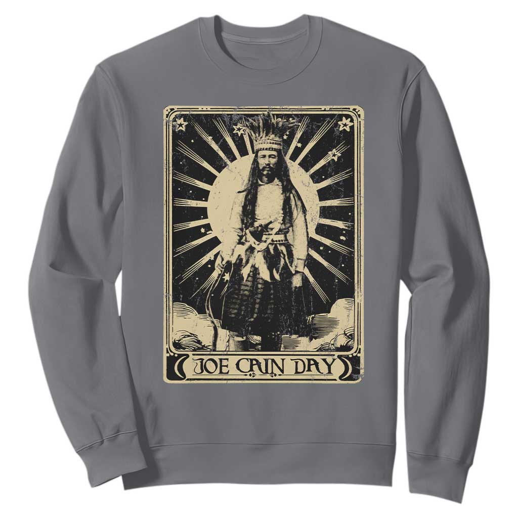 Funny Joe Cain Mardi Gras Sweatshirt Vintage Tarot Card TS11 Charcoal Print Your Wear