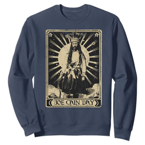 Funny Joe Cain Mardi Gras Sweatshirt Vintage Tarot Card TS11 Navy Print Your Wear