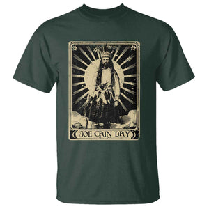 Funny Joe Cain Mardi Gras T Shirt Vintage Tarot Card TS11 Dark Forest Green Print Your Wear